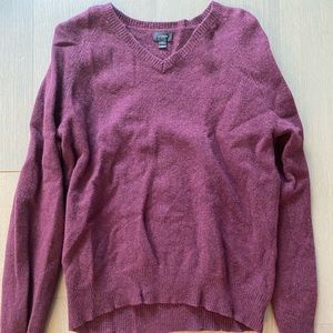 J crew Mens maroon color sweater